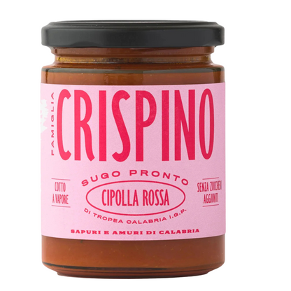 Famiglia Crispino Tropea Red Onion Pasta Sauce — IGP Certified Italian