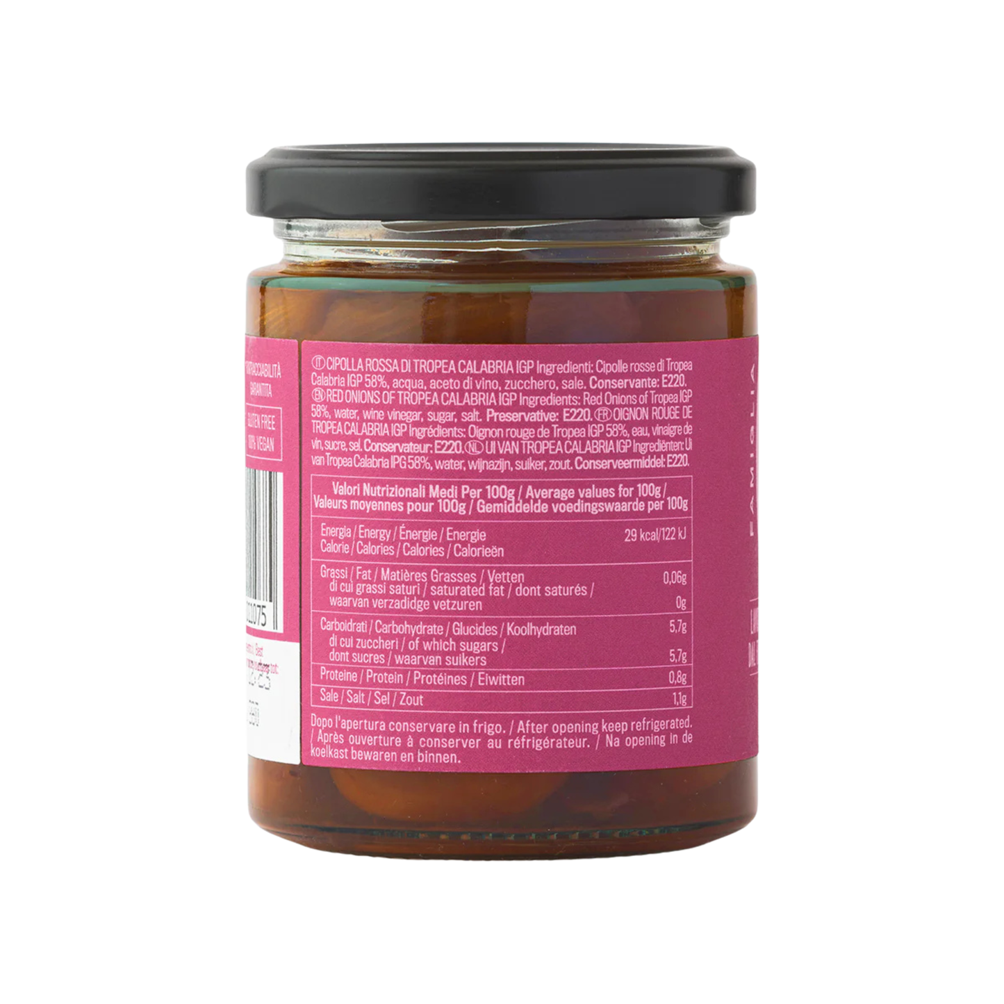 Famiglia Crispino Sweet Tropea Onion Antipasto — IGP Certified Italian Red Onions