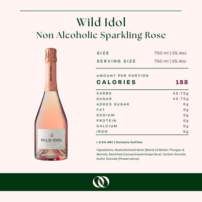 Wild Idol Alcohol-Free Sparkling Rosé | 750ml