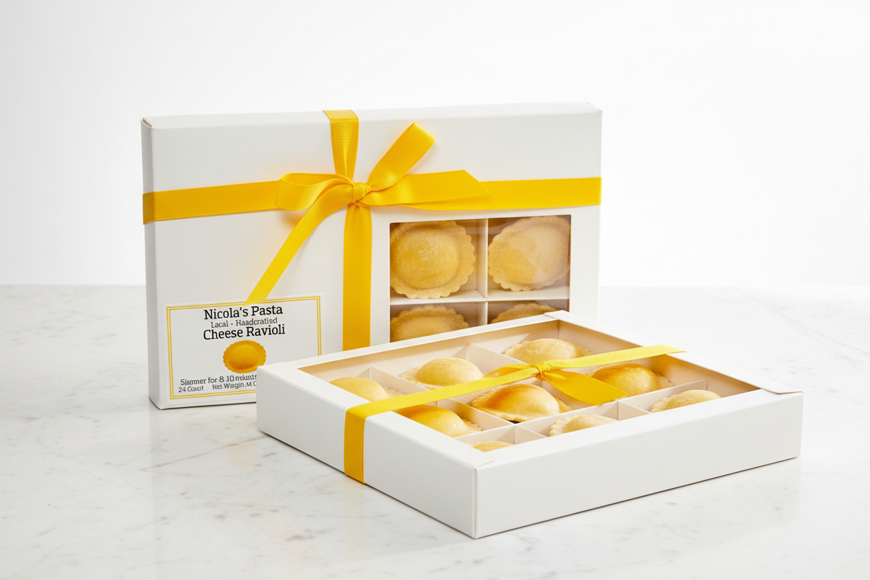 Artisan Cheese Ravioli – Mármol Claro