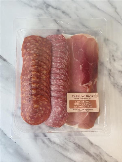 Salchichon, Jamon, and Chorizo Tray