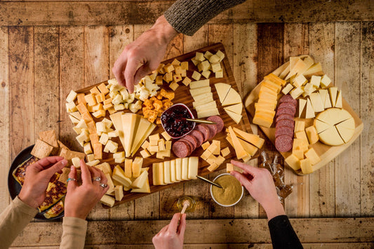 Ultimate Wisconsin Cheese Gift Box | 26 Cheeses, Sausage, Jam, Honey & Cutting Board