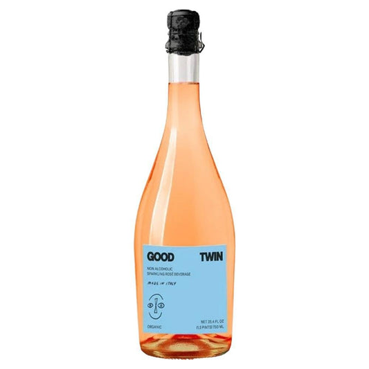 Good Twin Organic Non-Alcoholic Sparkling Rosé | Italian Glera 750ml