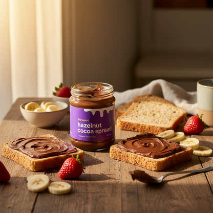 Hazelnut Cocoa Spread - Breakfast Toast