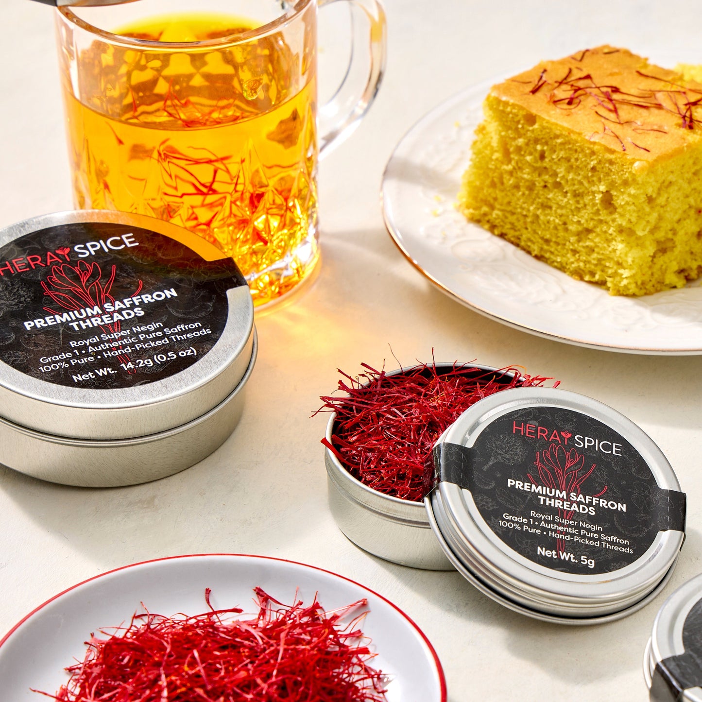 100 Grams (3.5 Oz) Heray Afghan Saffron Extra Class Premium Super Negin Quality