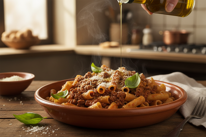 Maccheroncini with slow-simmered meat ragù