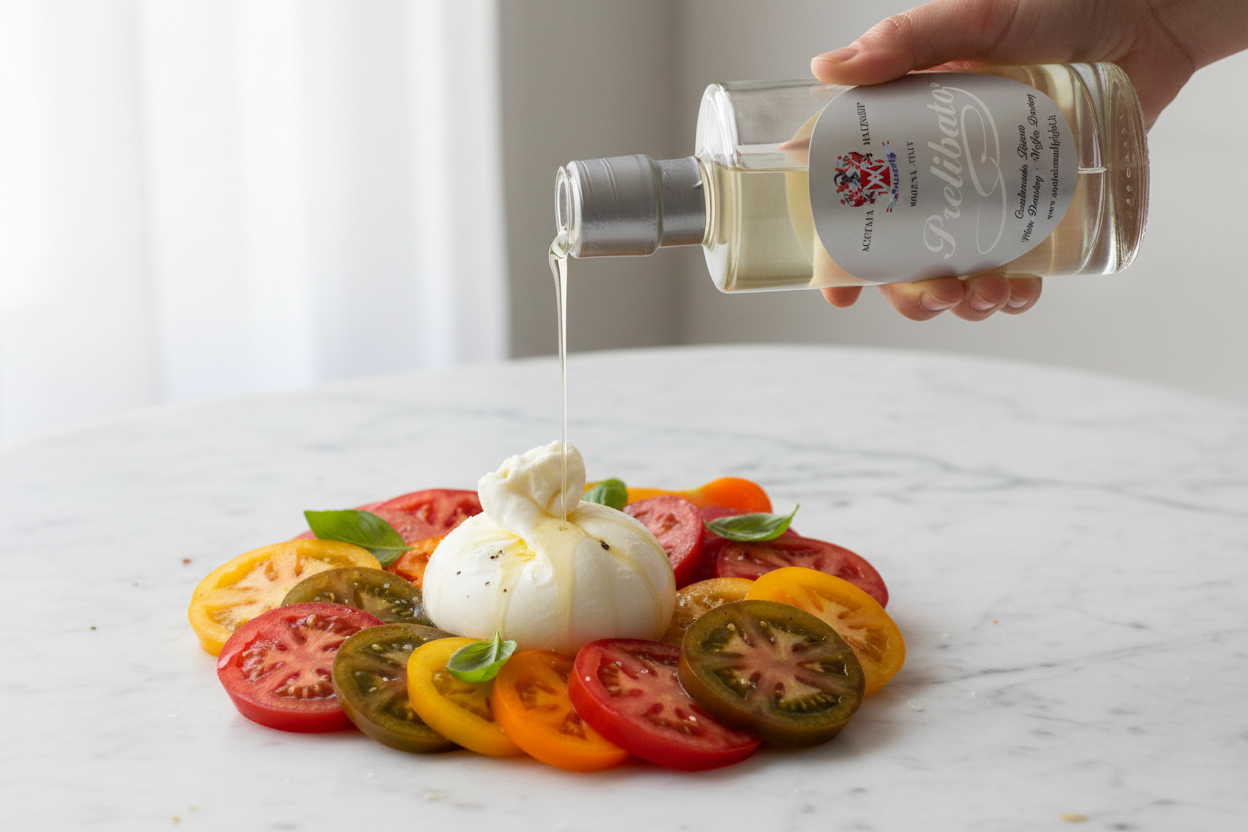 Lifestyle 1 — Burrata y tomates