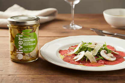 Lifestyle 1 — Carpaccio de res con porcini