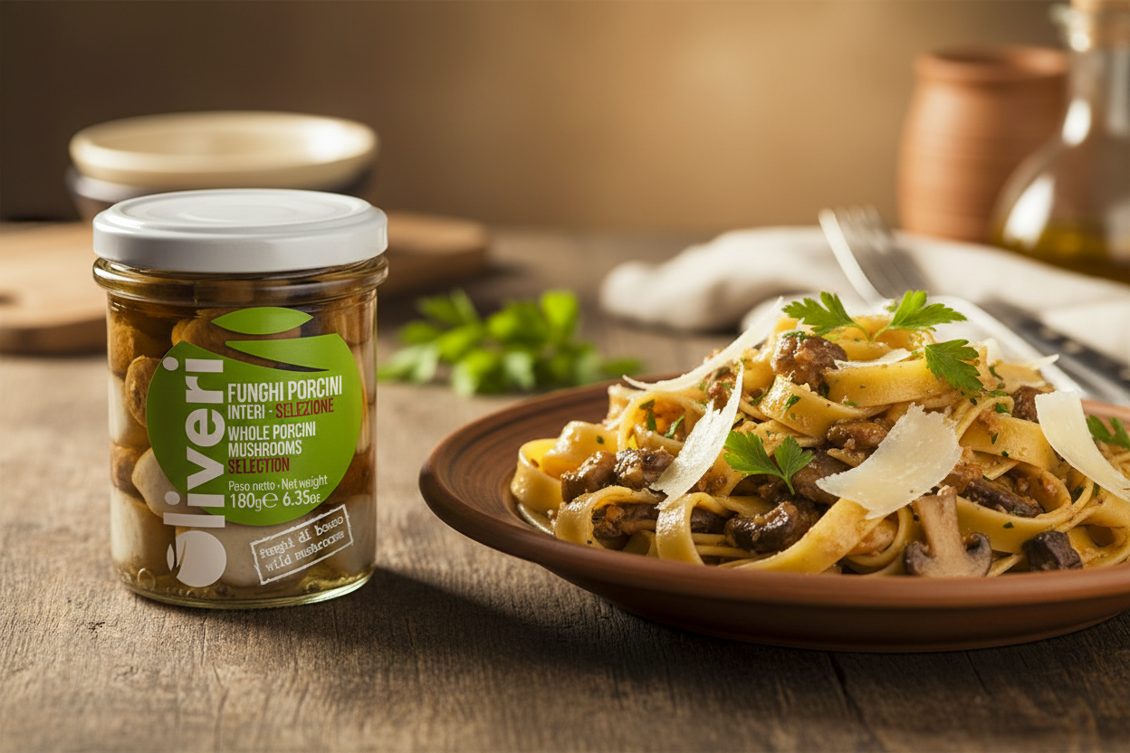 Lifestyle 1 — Pappardelle con porcini