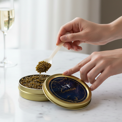 Lifestyle – Caviar Azul Dorado Oliva