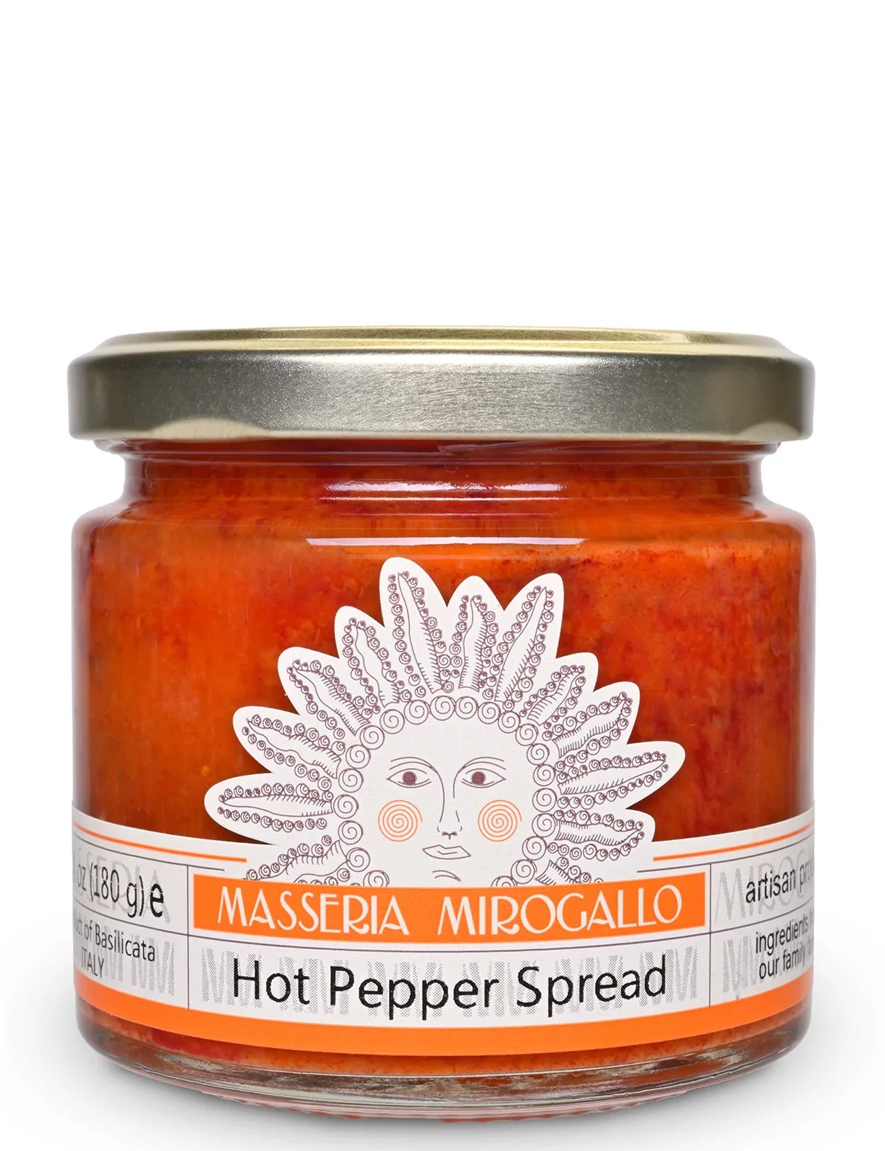Masseria Mirogallo Hot Pepper Spread | Crema di Peperoncino with Peperoni di Senise, Basilicata