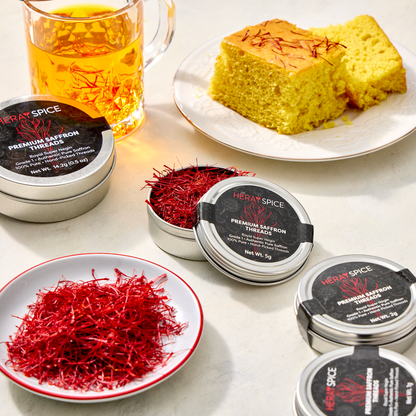 4 Grams (0.14 Oz) Heray Saffron, Afghani Negin Pushal Grade A