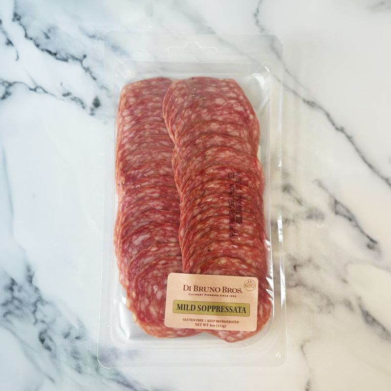 Di Bruno Bros. Sliced Sweet Soppressata | Italian Dry Salumi | 4oz